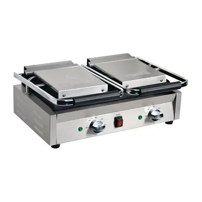 Apuro DY994-A Bistro Double Contact Grill Ribbed/Ribbed 15amp