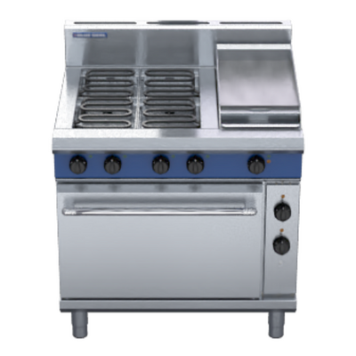 Blue Seal E506C - 4 Electric Cooktop + 300mm Griddle With Oven