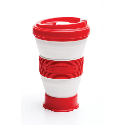 Evo Eco-Friendly Collapsible Cup - Cherry