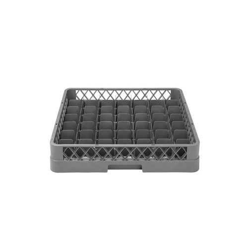 Vogue Glass Rack Grey (49 Compartments) 100x500x500mm