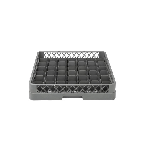 Vogue Glass Rack Grey (49 Compartments) - 100x500x500mm