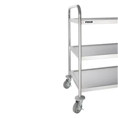 Vogue 3 Tier Flat Pack Trolley 940x537x875mm