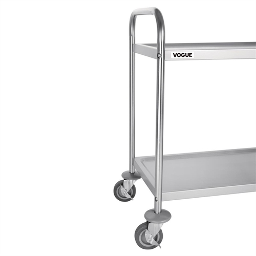 Vogue 2 Tier Flat Pack Trolley 825x710x405mm  - F996