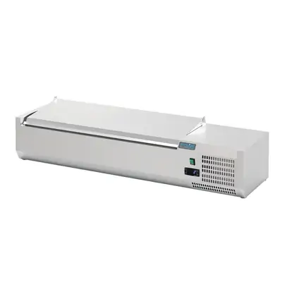 Polar FA854-A G-Series Countertop Prep Fridge with Lid 5x 1/4GN