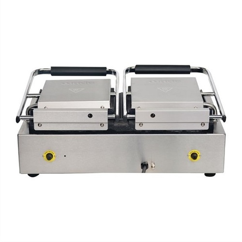 Apuro FC384-A Double Contact Grill Flat Plates with Timer