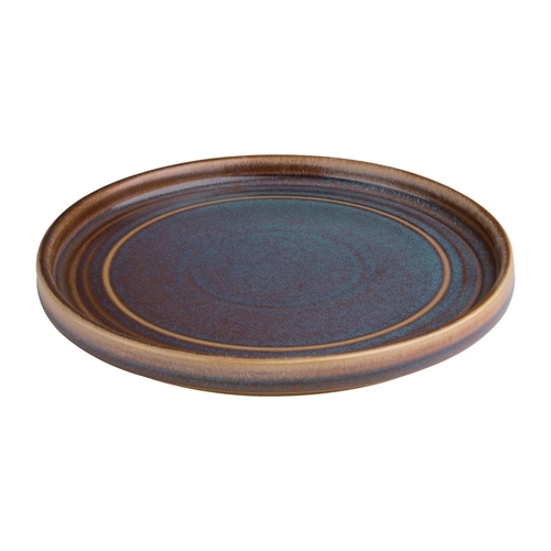 Olympia Cavolo Iridescent Flat Round Plate 180mm (Box of 6) - FD914