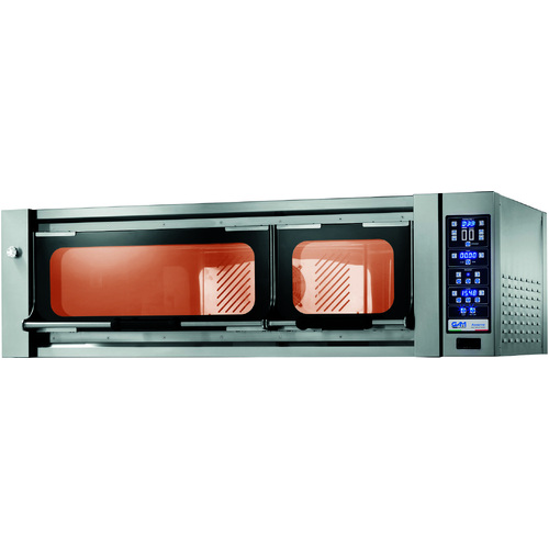 Gam Azzurro Bakery 3 Tray Stone Deck Oven With Dual Static/Fan Forced Technology - (60 x 40cm) Tray