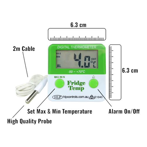 Fridge/Freezer Temp Display Min / Max Alarm -50C to 70C
