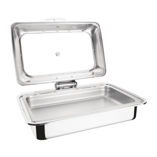 Olympia Induction Chafer - 1/1 with Glass Lid