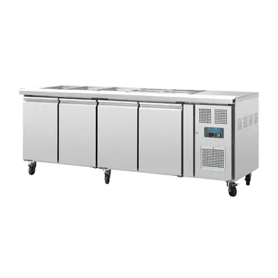 Polar FT285-A - 4 Door Counter Fridge 