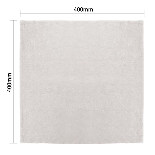 Olympia Linen Table Napkin 400x400mm Natural (Pack of 12) - FW699