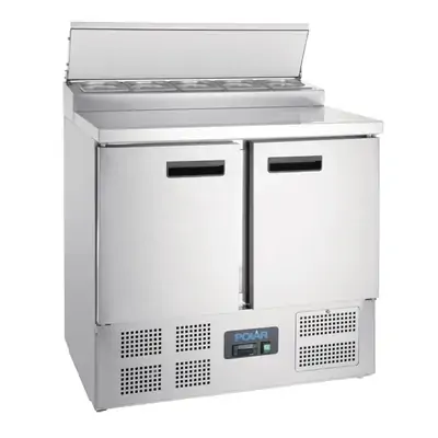 Polar G604-A G-Series Pizza Prep Counter Fridge 254Ltr