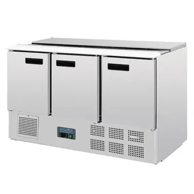 Polar G607-A G-Series Saladette Counter Fridge 368Ltr
