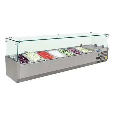 Polar G609-A G-Series Countertop Prep Fridge 7x 1/4 GN
