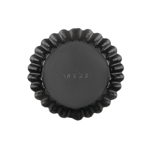 Vogue Non Stick Fluted Deep Quiche Tin - 250mm (Removable Base) - GC989