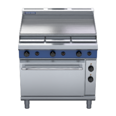 Blue Seal GE56A - 900mm Gas Griddle with Electric Convection Oven