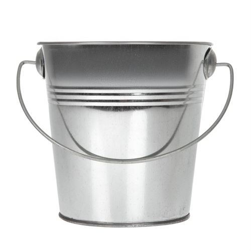 Round Galvanised Bucket - 132x135mm
