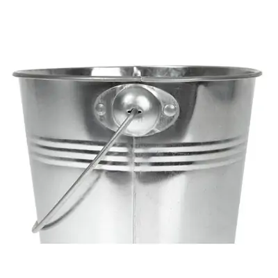Round Galvanised Bucket 132x135mm