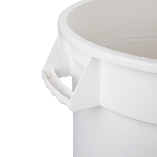 Vogue Round Container Bin White 38Ltr