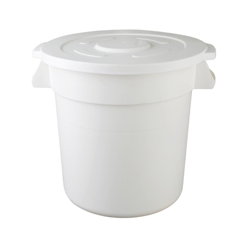 Vogue Round Container Bin White - 76Ltr - GG793