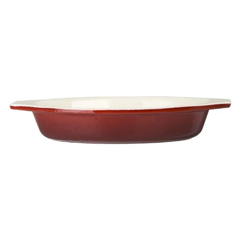 Vogue Oval Gratin Red 650ml