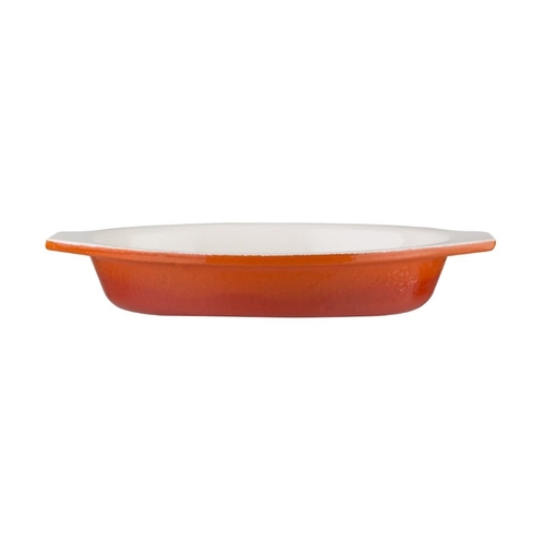 Vogue Oval Gratin Orange 650ml