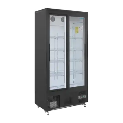 Polar GJ448-A G-Series Upright Back Bar Cooler with Sliding Doors 490Ltr
