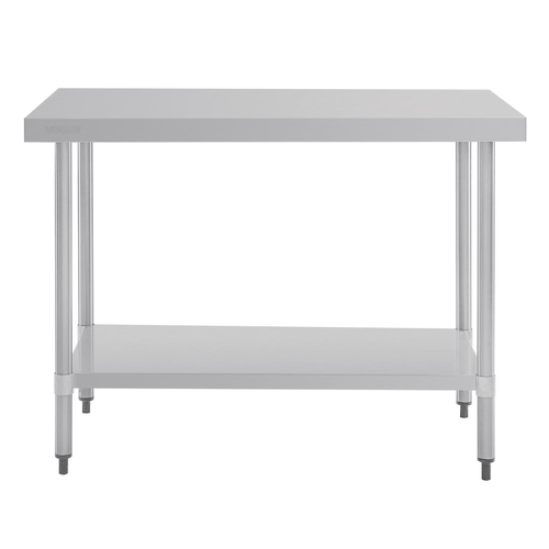 Vogue Stainless Steel Prep Table 1200x700x900mm