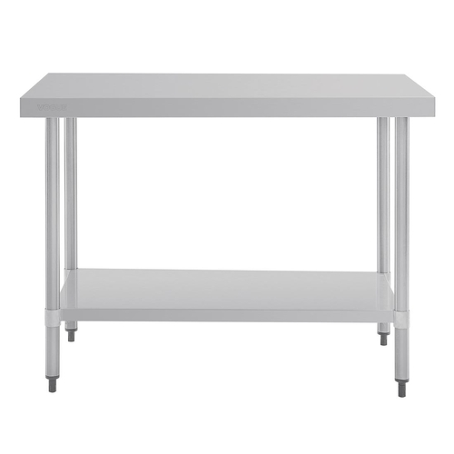 Vogue Stainless Steel Prep Table - 1200 x 700 x 900mm