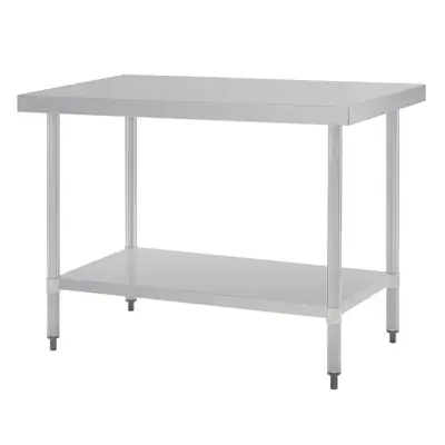 Vogue Stainless Steel Prep Table 1200x700x900mm