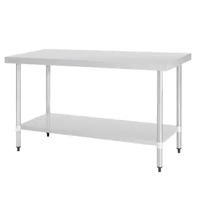 Vogue Stainless Steel Prep Table 1500x700x900mm