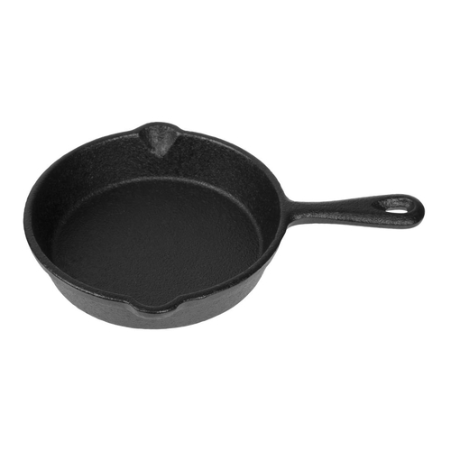 Olympia Mini Cast Iron Round Pan 115mm