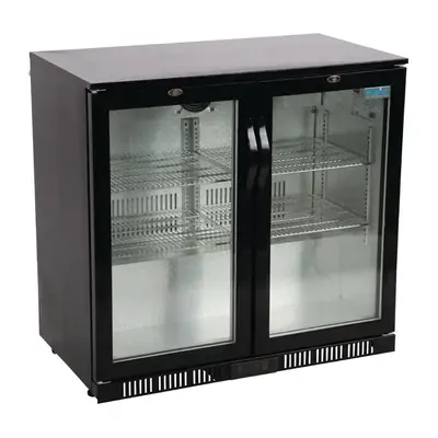 Polar GL012-A G-Series Under Counter Back Bar Cooler with Hinged Doors 198Ltr
