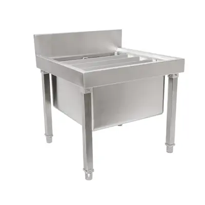  Vogue Stainless Steel Mop Sink 500wx500dx550h