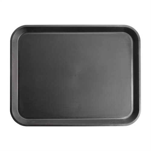Olympia Kristallon Non-slip Tray Black 405x305x20mm