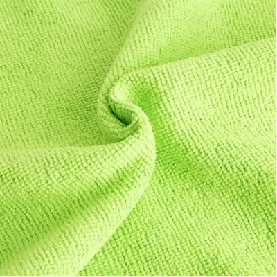 Jantex Microfibre Cloths Green 400X400mm (Pack of 5)