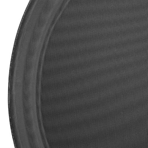 Olympia Kristallon Round Tray Black Anti-Slip Fibreglass - 280mm 11"