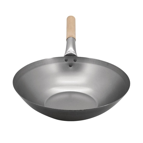 Vogue Wok Flat Base 330mm