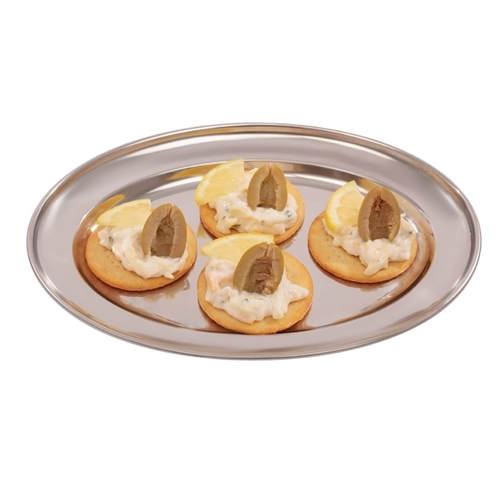 Olympia Stainless Steel Oval Service Tray 220mm