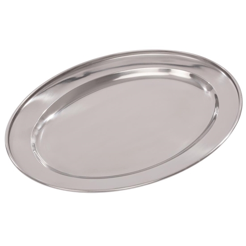 Olympia Stainless Steel Oval Service Tray 300mm - K363