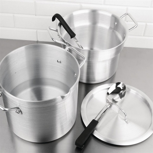 Vogue Double Boiler with Lid 10Ltr