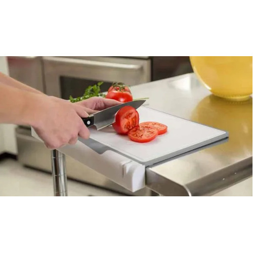KitchenIQ EdgeBoard 2-in-1 Cutting Board & Knife Sharpener