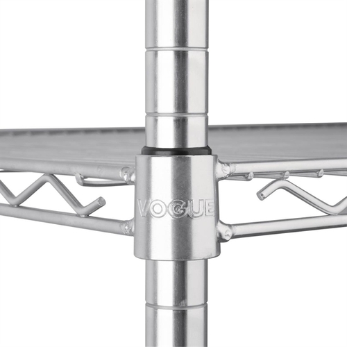 Vogue Flat Pack 4 Shelf Unit 1525x460x1840mm