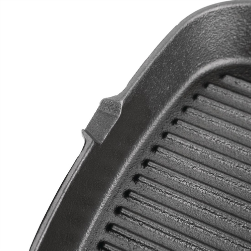 Vogue Ribbed Skillet Square 240mm
