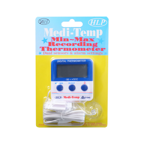 Medical Temperature Meter with Inside / Outside Min / Max Alarm -50C to 70C