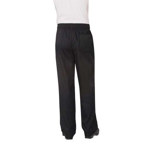 Essential Baggy Chef Pants - Black - NBBP-XS - NBBP-XS