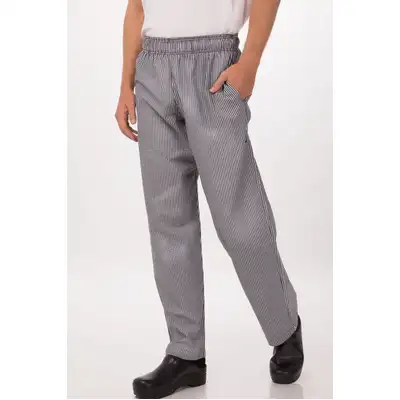 Essential Baggy Chef Pants - Check - NBCP-XS - NBCP-XS