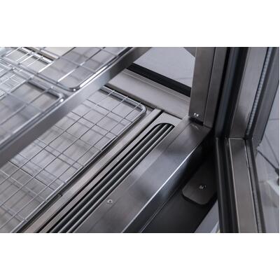 Anvil NDHV4720 Square Glass Hot Display 4 Tier - 600mm