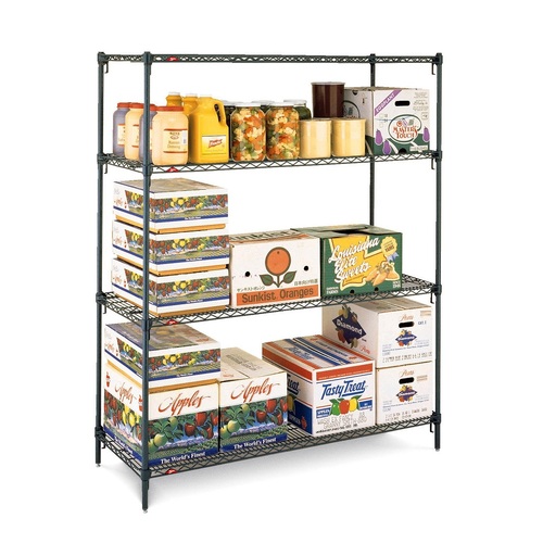 Metro Super Erecta Wire Shelving - 4 Tier - 760 x 355 x 1890 - NK3.4T74.1430