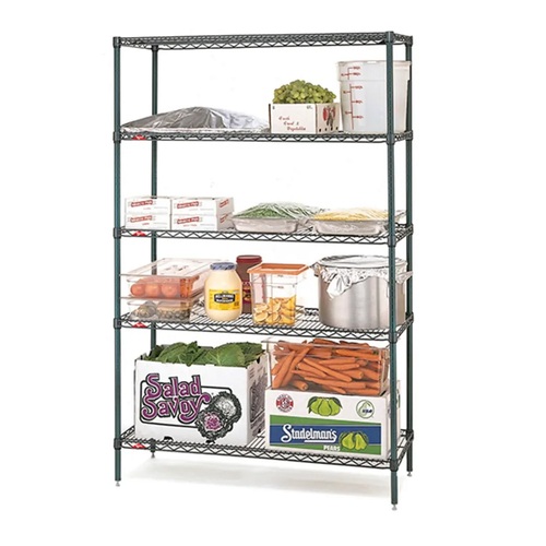 Metro Super Erecta Wire Shelving - 5 Tier - 760 x 355 x 1890 - NK3.5T74.1430